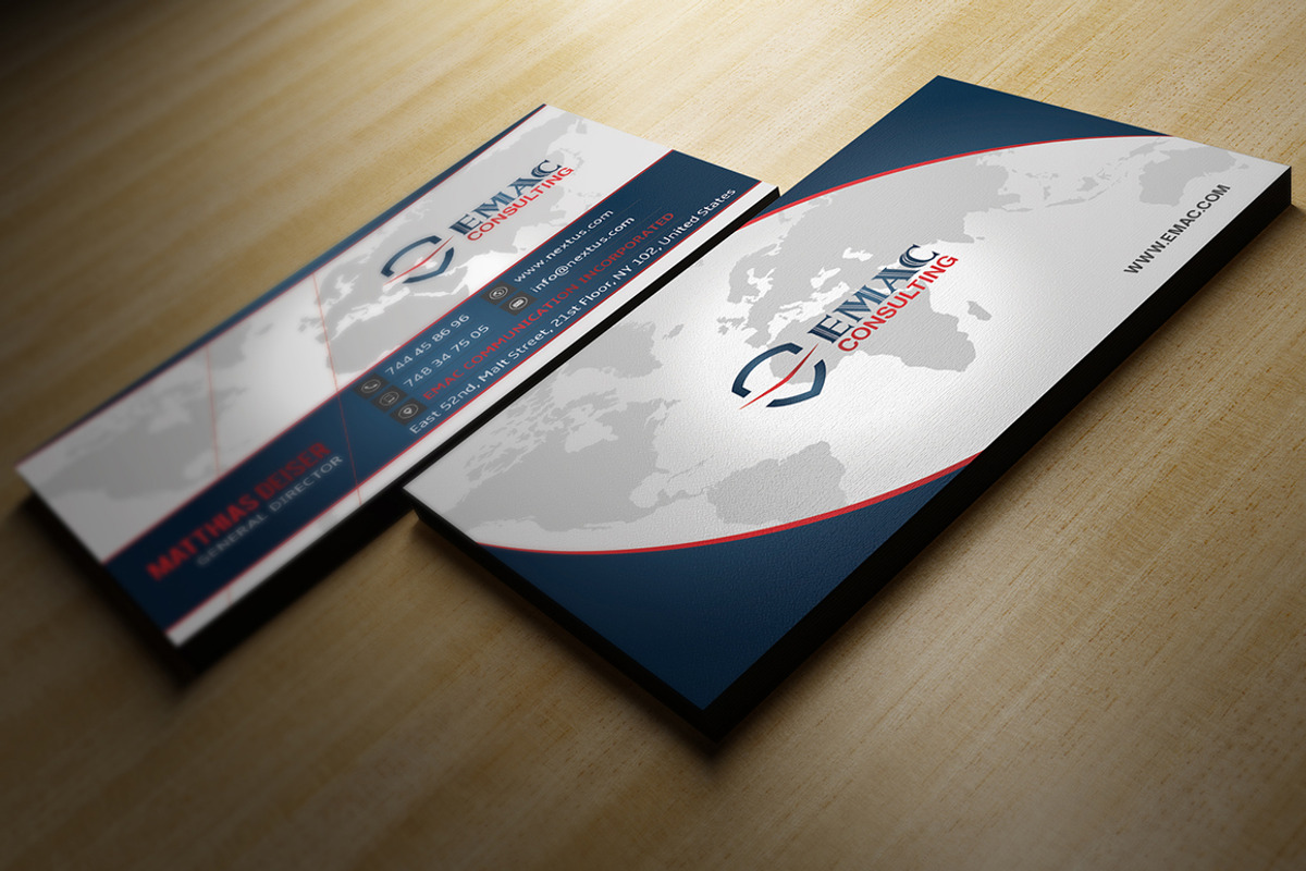 Corporate Business Card, a Business Card Template by Marvel (Photo 3 of 3)