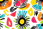 Watercolor Paint Stains Chiyogami, a Pattern Graphic by Printable Treasure (Thumbnail 2 of 3)