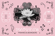 Curly Flourish Frames & Borders, an Object Graphic by venimo (Thumbnail 1 of 15)