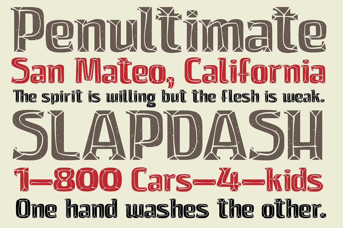 Dead Beat, a Slab Serif Font by Loudoun Design Co. (Photo 4 of 6)