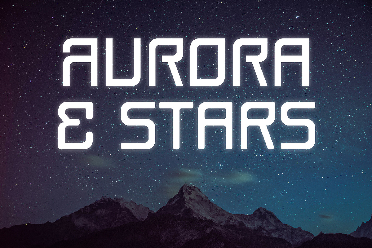 Astroch - Sans Futuristic Font, a Sans Serif Font by AQR Studio (Photo 8 of 8)