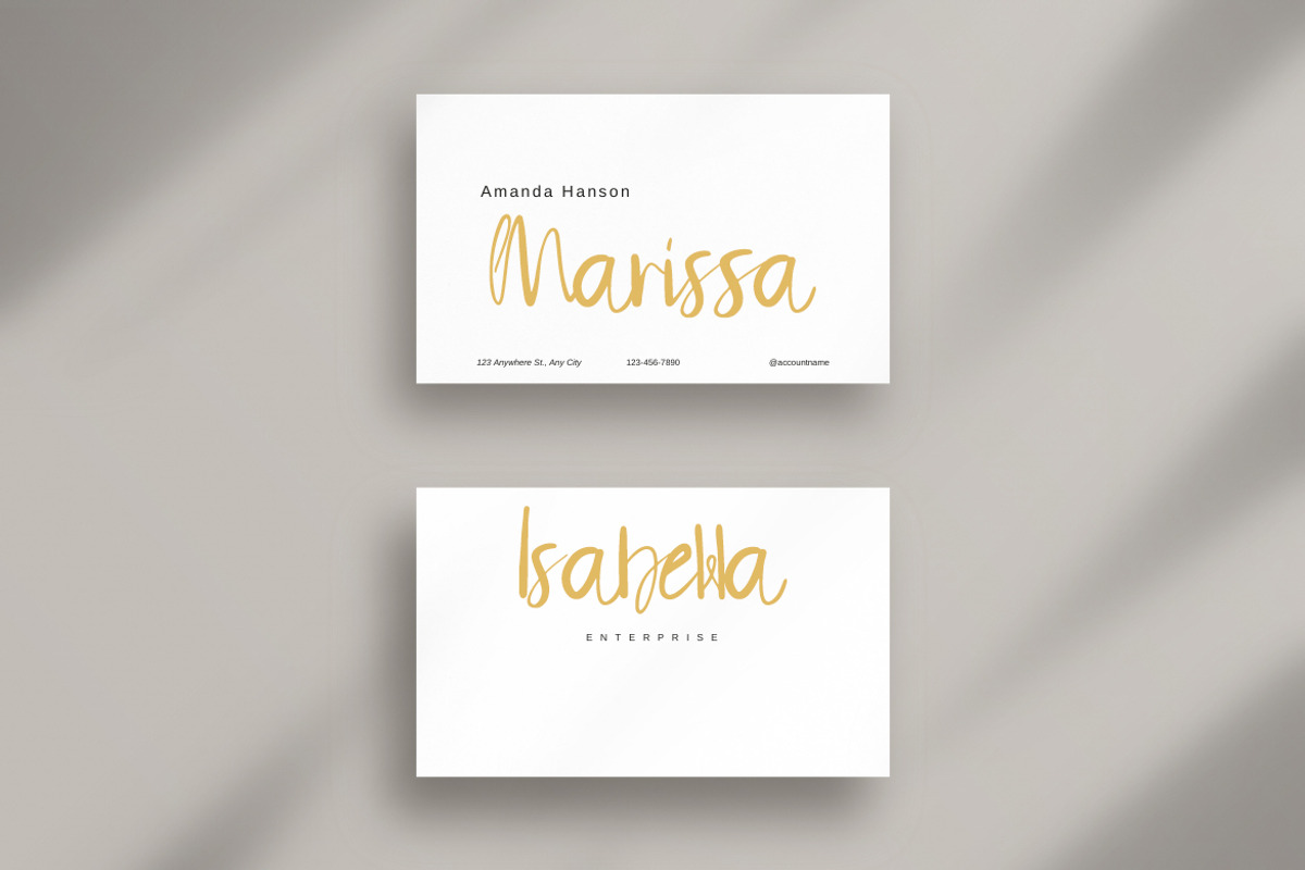 Marissa Bellas -ScriptSignature Font, a Script Font by Dhabee (Photo 5 of 11)