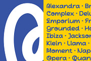 Aguilar - Playful Display, a Sans Serif Font by Haps Space (Thumbnail 5 of 14)