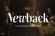 New Back Elegant Family Serif Font, a Serif Font by Perfectype (Thumbnail 1 of 8)
