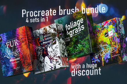 PROCREATE Brush Bundle: $37 not $58, a Brush Add-On by Eldar Zakirov's