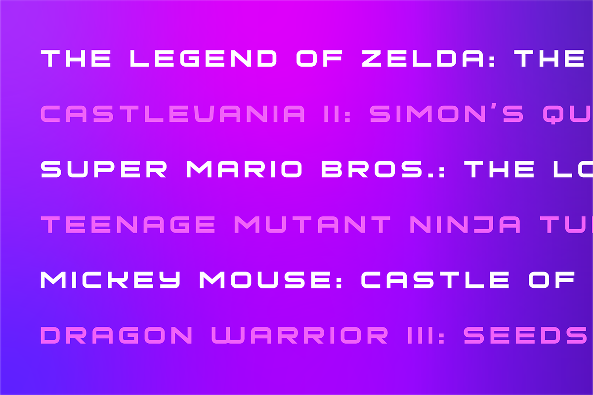 Technoise Futuristic Font Family, a Sans Serif Font by alpercakici (Photo 11 of 13)