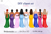 Bridesmaids Plus Size Art, a Person Illustration by DekoArt (Thumbnail 1 of 4)