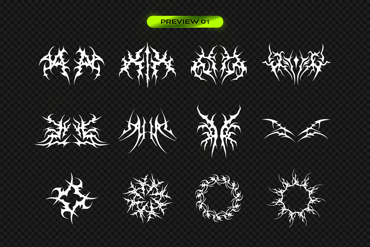 Neotribal Elements, an Object Graphic by KXIRU (Photo 2 of 5)