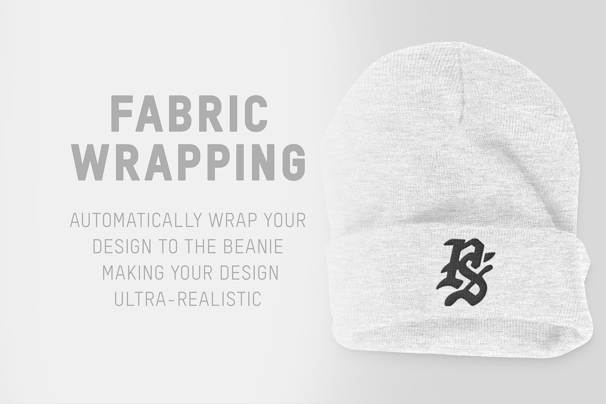 AS Colour 1107 Cuff Beanie Mockups, a Shirt Mockup by Pixel Sauce™ (Photo 4 of 5)