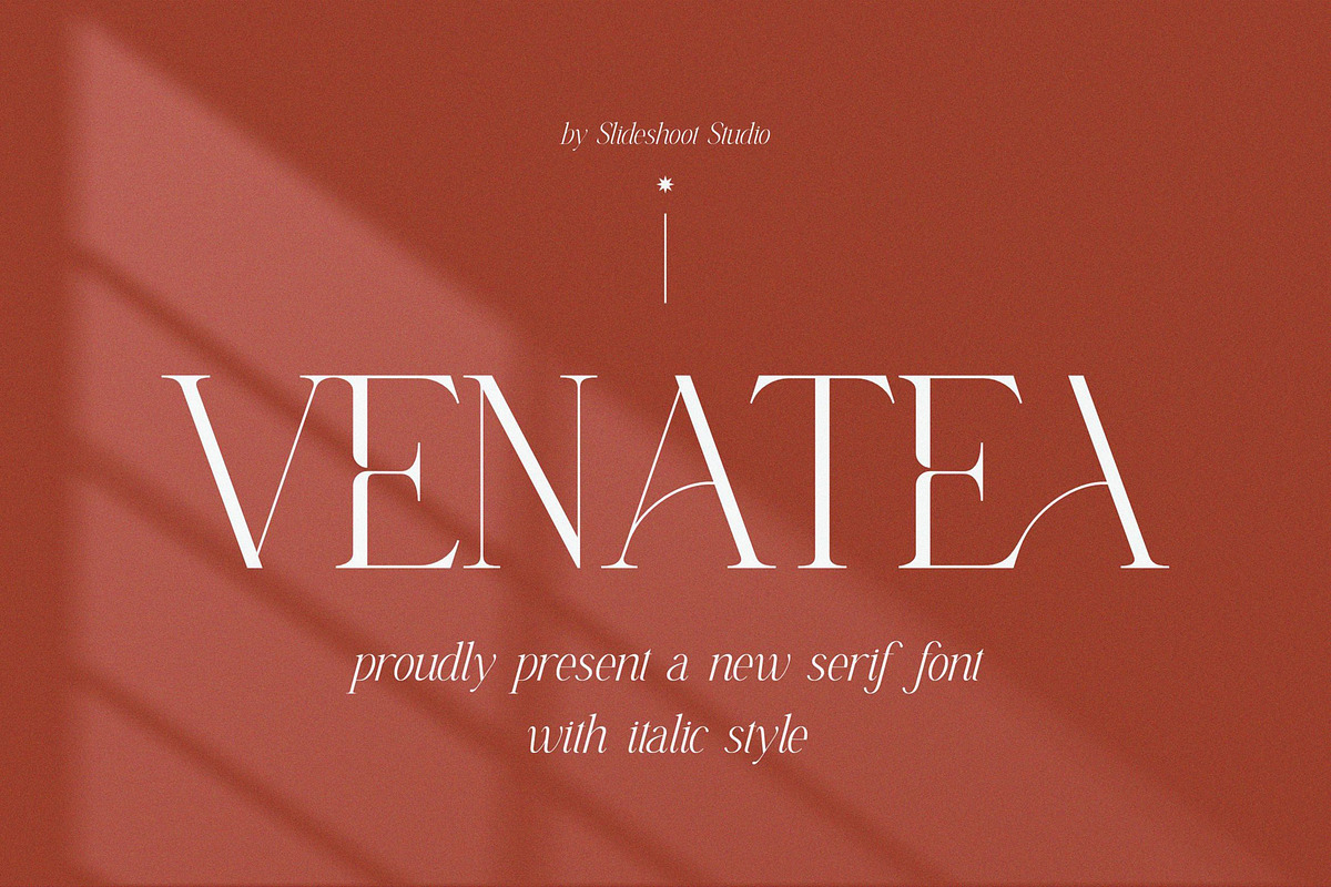 Venatea | New Serif Font With Italic, a Serif Font by Idea Studio (Photo 1 of 10)