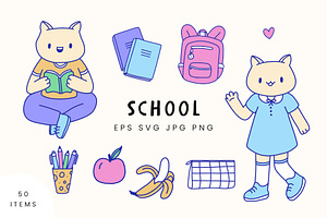 Back to School | 100% Hand Drawn