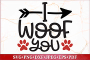 Valentine Dog Bundle SVG, a Seasonal Illustration by RossiGalleria (Thumbnail 12 of 16)