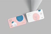 Round Edges Business Card Mockup, an Advertising Mockup by megostudi0 (Thumbnail 6 of 7)