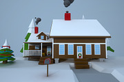 Low Poly House, an Architecture 3D Model by Midgardians (Thumbnail 3 of 14)