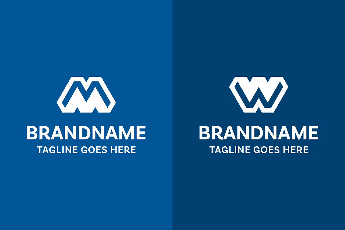 Letters MM or WW Monogram Logo, a Branding & Logo Template by Pray Art Design Studio (Photo 2 of 2)
