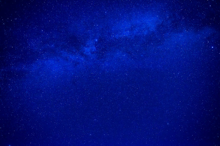 Night dark blue sky with many stars stock photo containing sky and night, a Nature Photo by Vapi