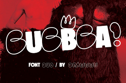 Bubbba & Bubbbo - Font Duo