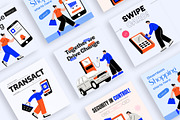 Credit Card Illustration Art Set, a Finance Illustration by Creative Stall (Thumbnail 4 of 9)