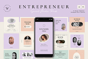 Entrepreneur Social Media Pack