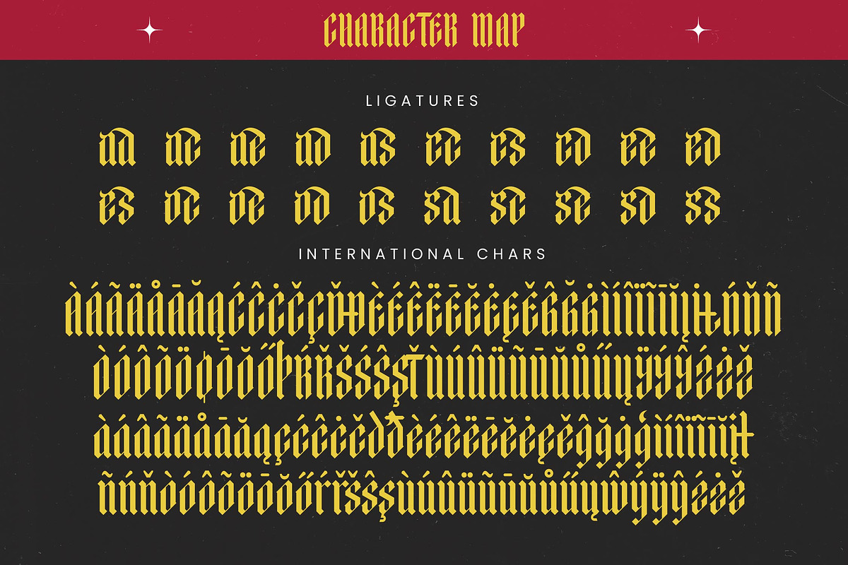 Boombie Stylish Blackletter Font, a Blackletter Font by timelesstype.co (Photo 19 of 20)