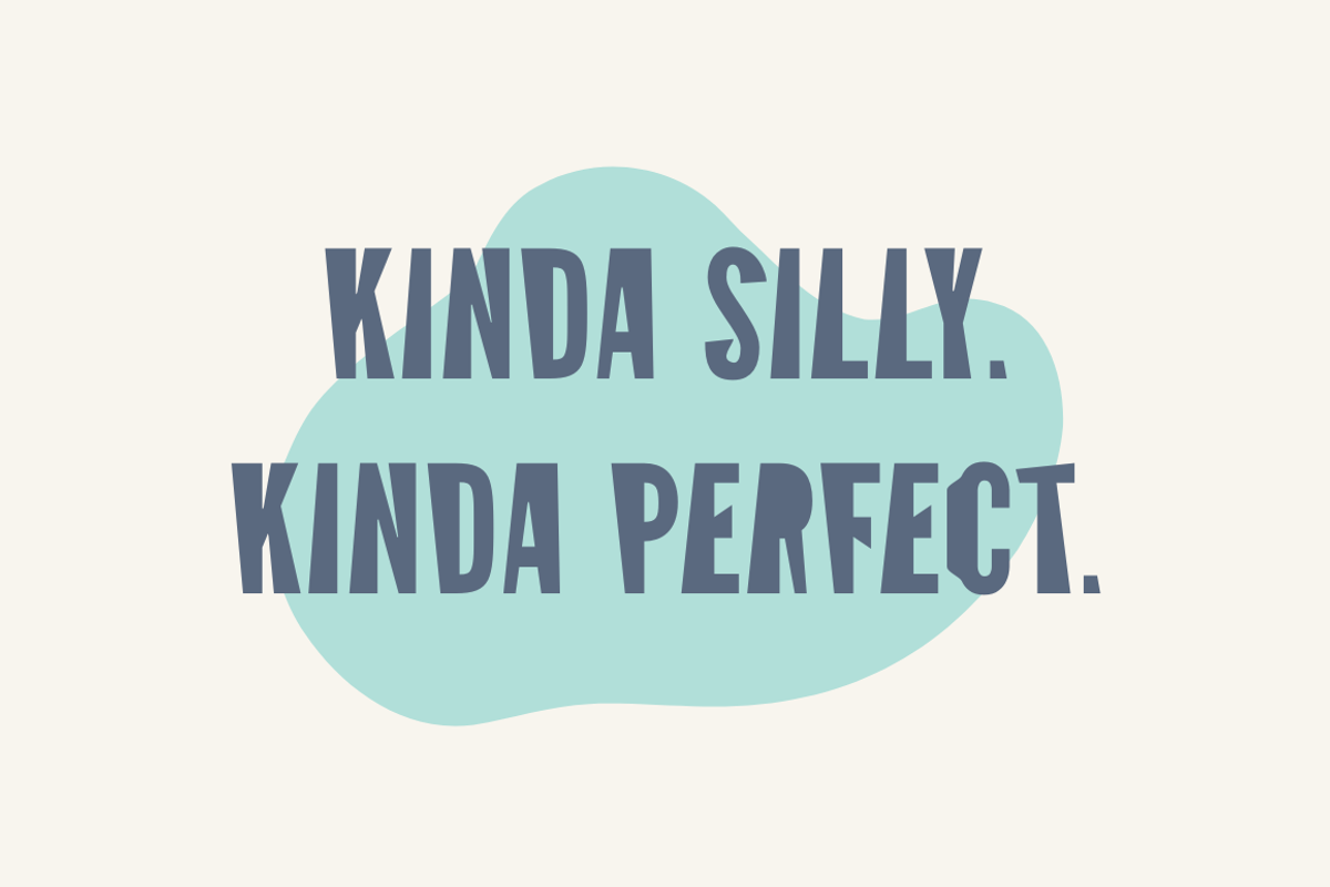 Kinda Silly Fun Font, a Sans Serif Font by Cosy Fox (Photo 6 of 7)