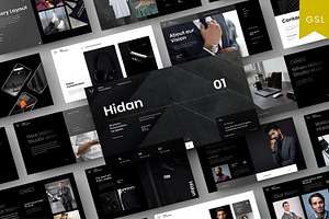 Hidan - Business Google Slide, a Presentation Template by Dens Creative Studio