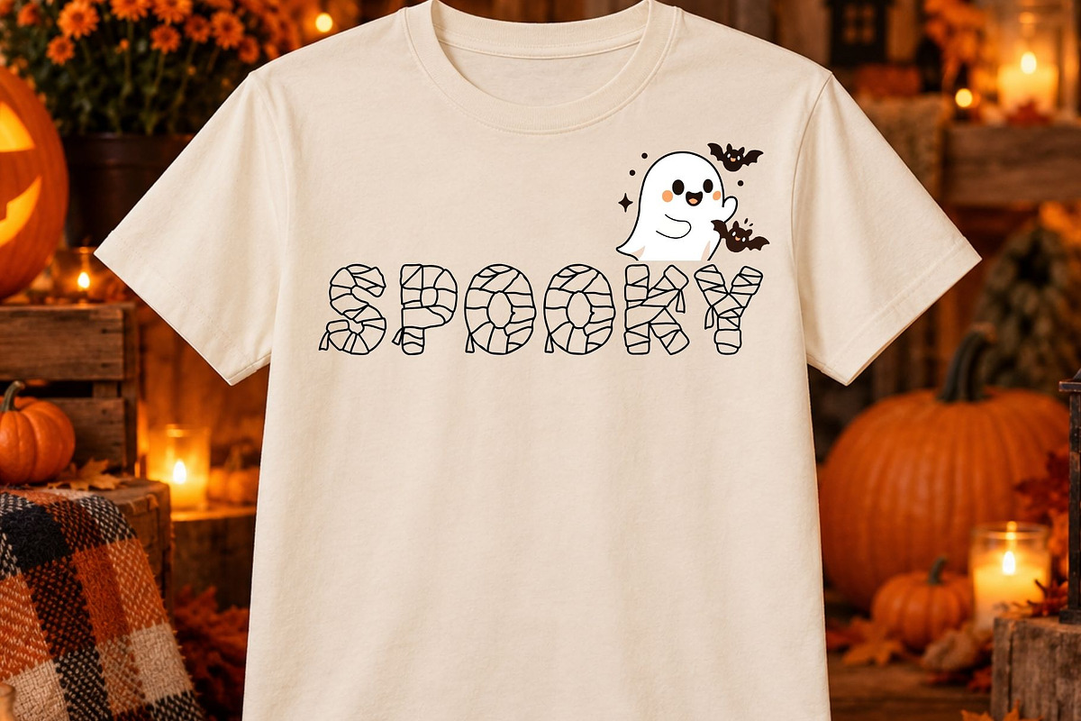 Mummy Wrap - Halloween Font, a Symbol Font by AnningArts (Photo 4 of 7)
