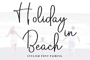 Holiday In Beach, a Handwritten Font by FreshTypeINK (Thumbnail 1 of 9)