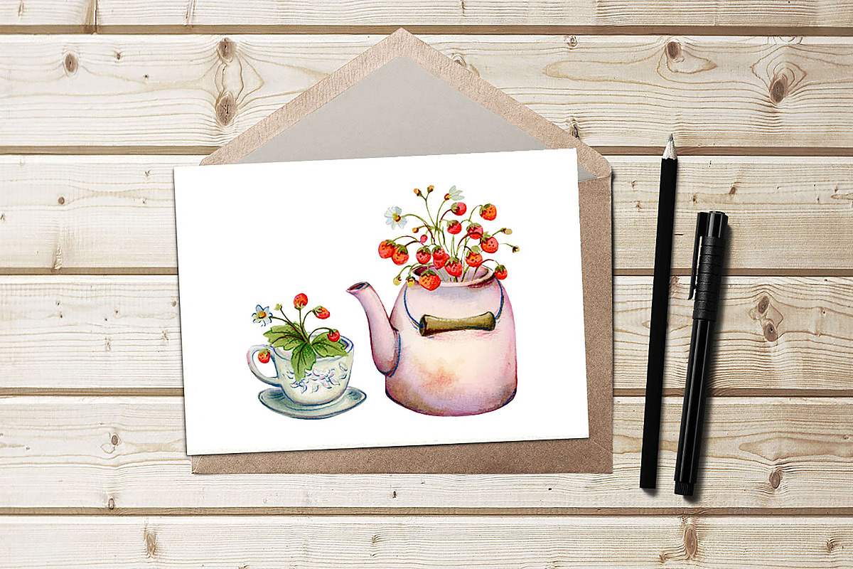 Wild Strawberries, cottage style, an Illustration by swiejko (Photo 4 of 6)
