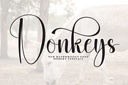 Donkeys | Script Font, a Handwritten Font by Scratchones (Thumbnail 1 of 9)