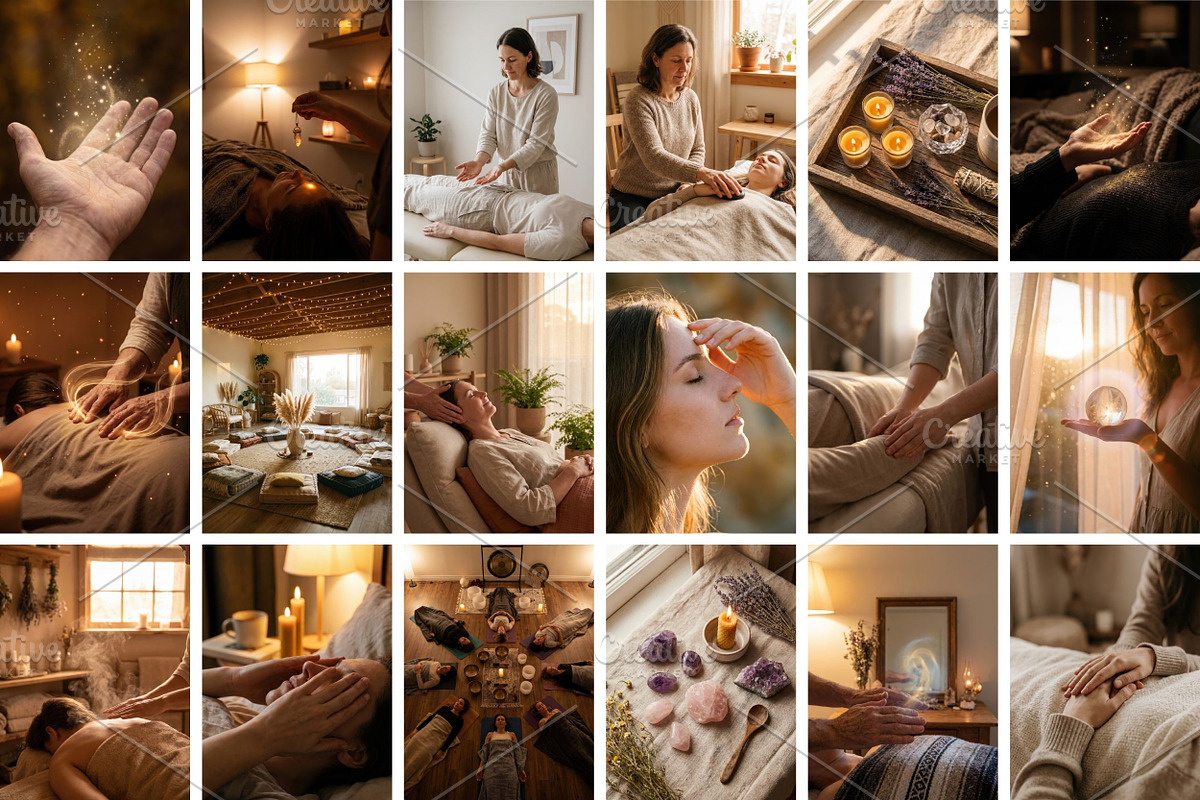 60 Reiki Healing Stock Images, a Health & Medical Photo by Selenique Studio (Photo 7 of 9)