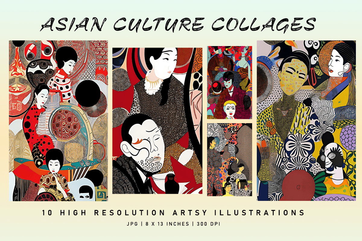 Asian Culture Collages, a Person Illustration by Digital Art Creations (Photo 2 of 5)
