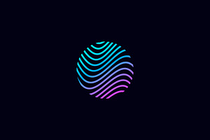 Waves Circle Logo