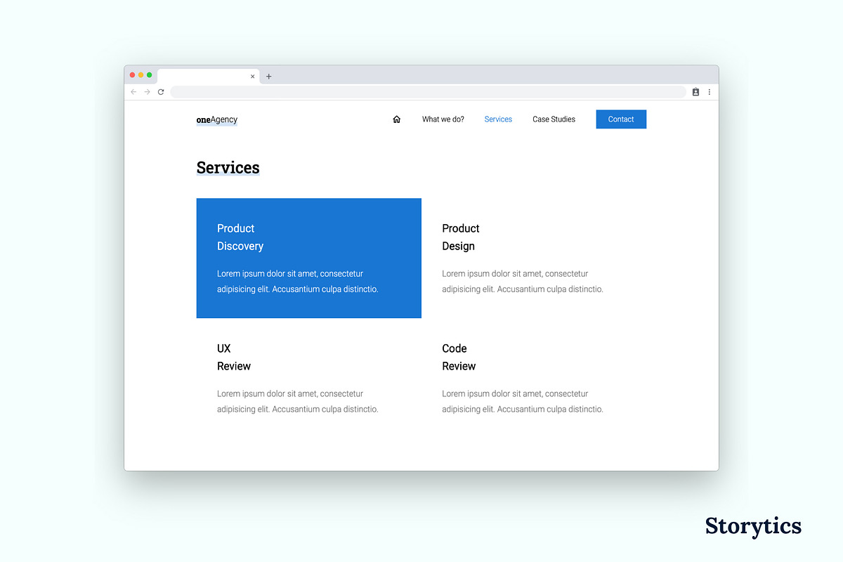 OneAgency - Portfolio, a HTML Template by Storytics (Photo 4 of 7)