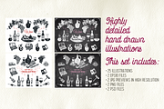 Hand drawn wine illustrations, a Food Illustration by Natalya Levish (Thumbnail 2 of 5)
