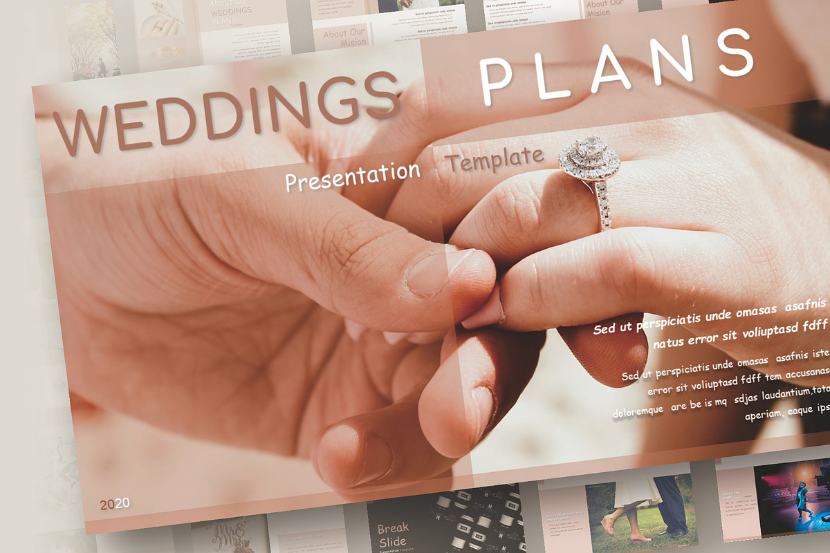 Wedding Plans Google Slides Template, a Presentation Template by Aji Gallery (Photo 1 of 5)