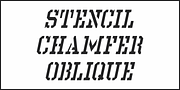 Stencil Chamfer JNL, a Slab Serif Font by Jeff Levine Fonts (Thumbnail 4 of 5)