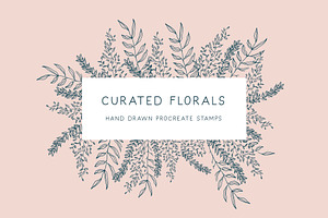 Florals Procreate Stamp Brushes