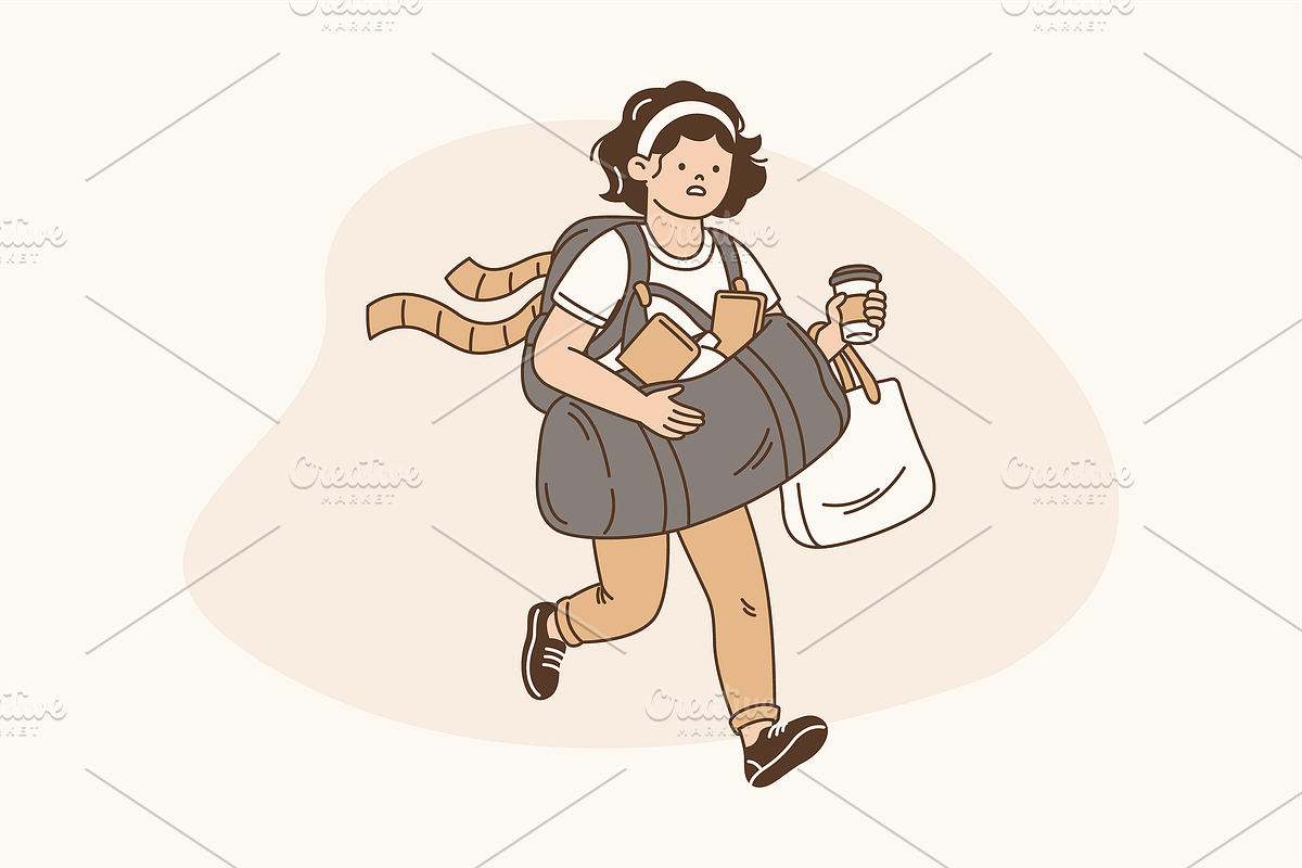 Travel Chaos Illustration, an Object Graphic by Jump Studio (Photo 12 of 12)