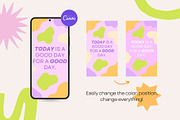 Bright & Bold Instagram Templates, a Social Media Template by Yamurchik (Thumbnail 4 of 9)