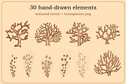 Marine Animal Hand Drawn Elements, an Animal Illustration by Artolabs (Thumbnail 6 of 6)