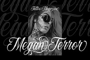 Bandito Script | Tattoo font, a Script Font by Muntab_Art (Thumbnail 7 of 8)