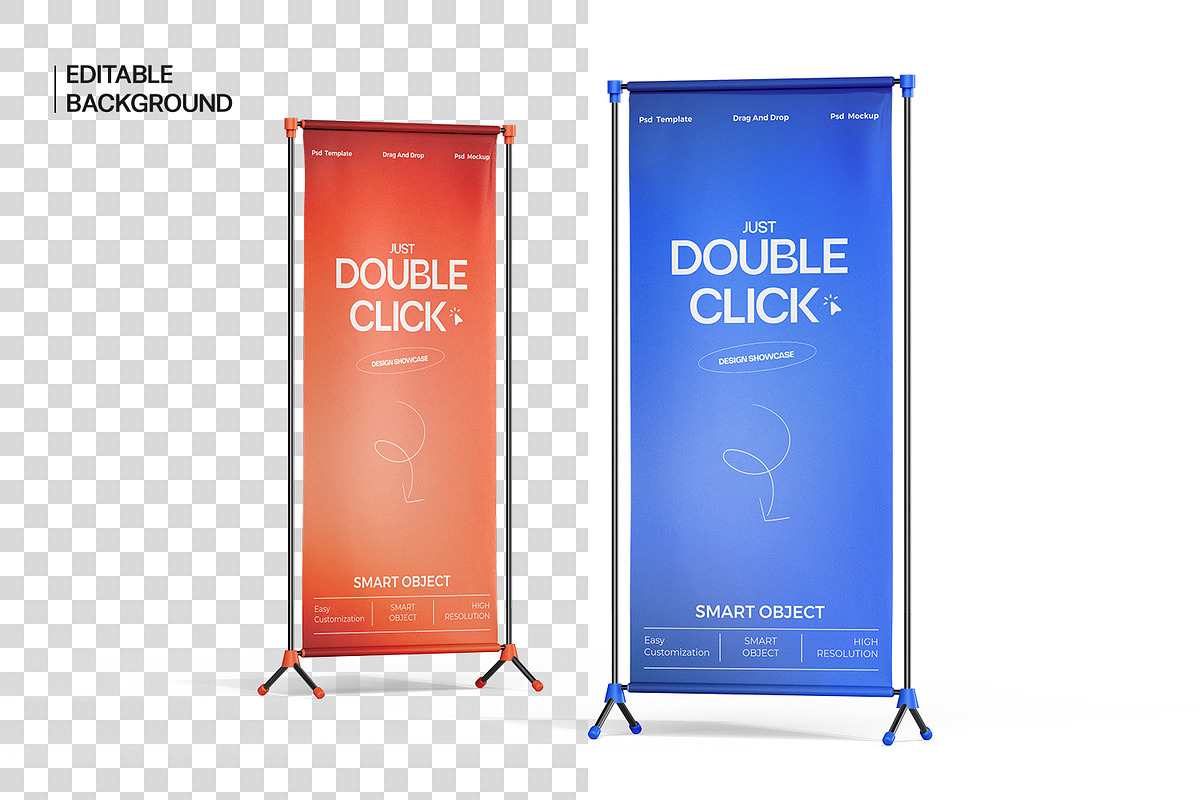 Advertising Stand Banner Mockup, an Advertising Mockup by Ram Studio LLC (Photo 8 of 8)
