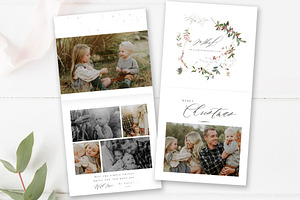 Christmas Card Template - Top Fold