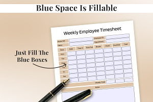 Time Tracking Worksheet For Employee