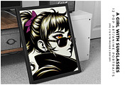 A Girl with Sunglasses, a Person Illustration by Digital Art Creations (Thumbnail 6 of 8)