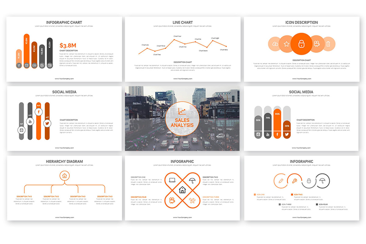 Grand PowerPoint Template, a Presentation Template by Brandearth RRGraph
