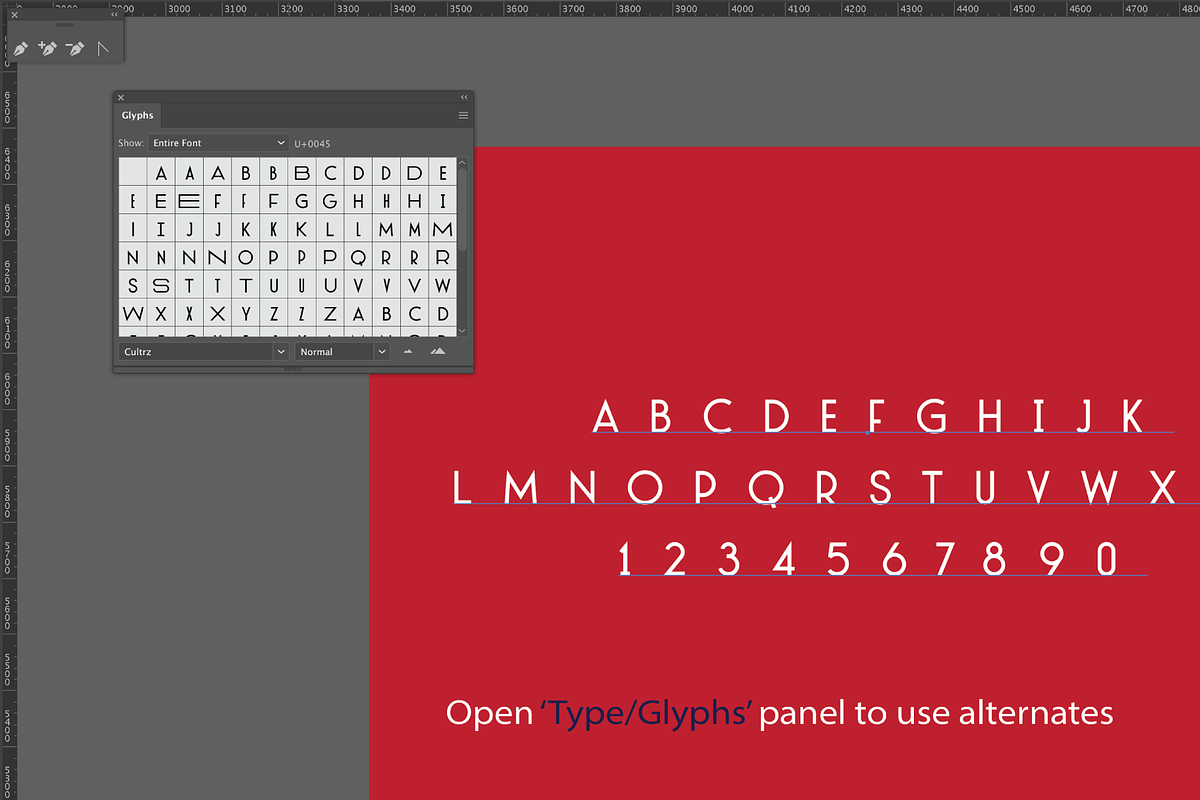 Cultrz Typeface preview 8