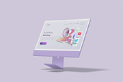 iMac Desktop Mockup Bundles, a Mac Mockup by Graphic Aesthetic (Thumbnail 12 of 22)