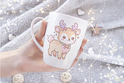Cute Deer Clipart, an Animal Illustration by Forhadx5 (Thumbnail 8 of 9)